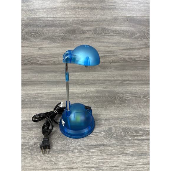 Vintage IKEA Espressivo Blue Telescopic Halogen Desk Lamp Light MCM Mid Century - Picture 6 of 9